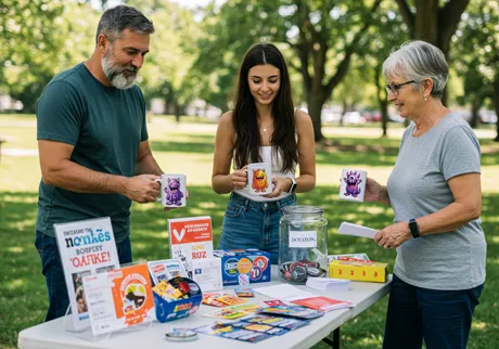 Wohltätigkeitsveranstaltungsgruppen