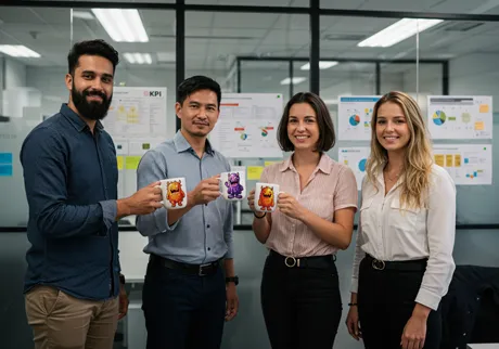 Unternehmensabteilungs-Kollektive