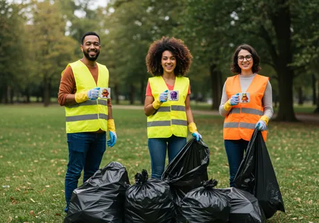 Umweltreinigungsteams