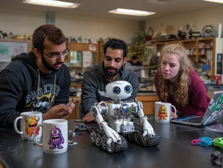 Robotikwettbewerb-Crews